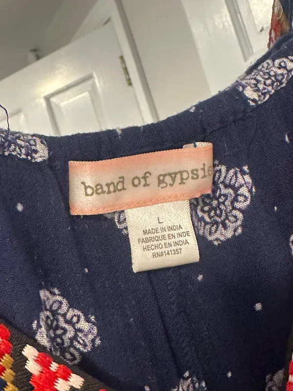 Summer Dress Blue Size L - Image 3