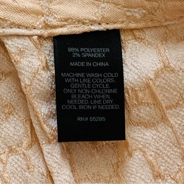 Express Shorts Peachy Pink Textured Dressy Pockets Side Zip Shorts Size 12R - Image 11