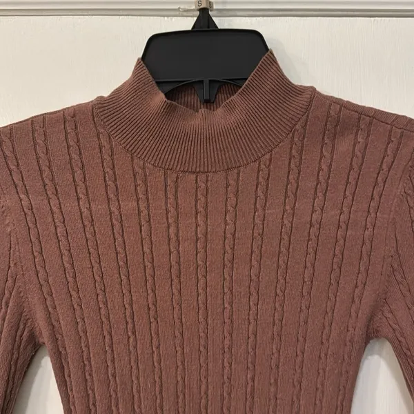 Abercrombie Women's Mockneck Mini Sweater Dress - Image 4