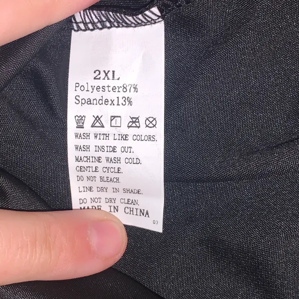 Woman’s 2XL Black High-Waisted Leggings Side Pockets - Image 7