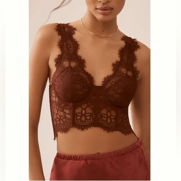 Anthropologie The Giselle Lace Bustier: Tank Edition - Image 4