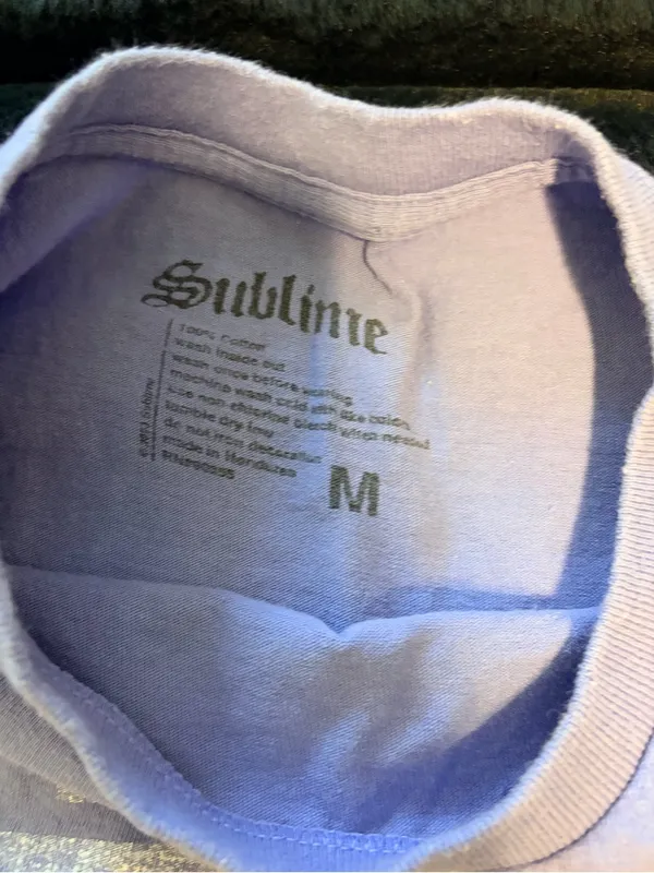 Vintage Sublime Lavender Sun Graphic Tee - Image 5