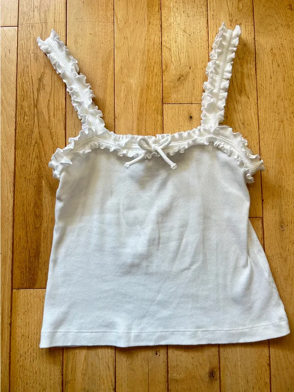 Maeve Anthropologie Tank Top White - Image 2