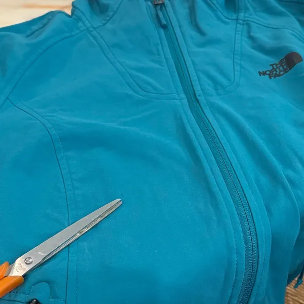 The North Face Jacket Women’s M Harbor Blue Apex Byder Softshell Windwall - Image 2