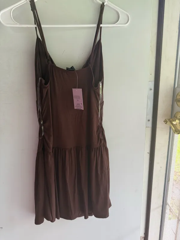 Wild fable brown camisole mini dress - Image 2