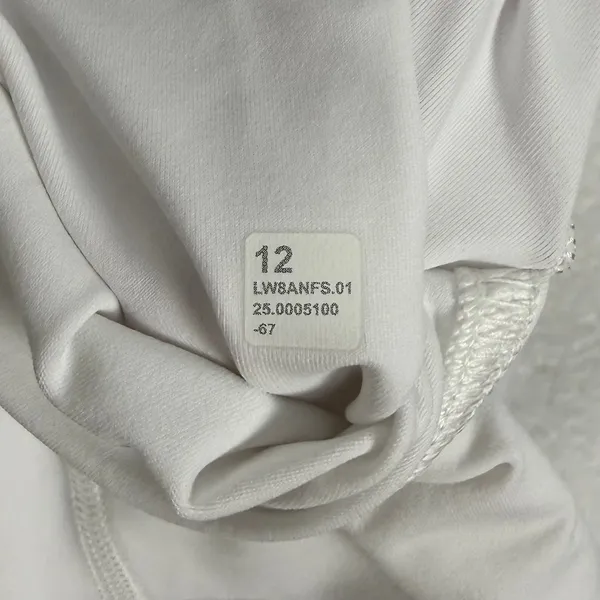 Lululemon High Rise Pleated Tennis Skirt Match Plaid Mini White Multi Size 12 - Image 6