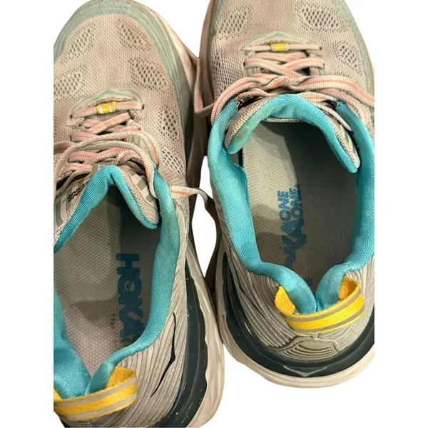 Hoka One One Womens Bondi 6 1019270 VBWI Gray‎ Running Shoes Sneakers Size 7.5 - Image 8