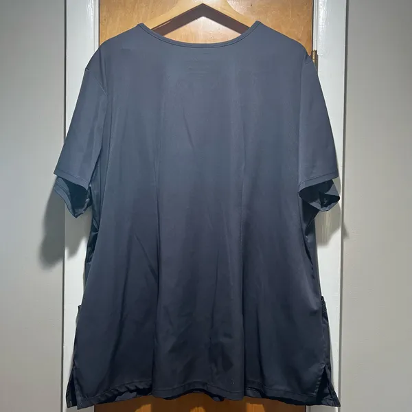 Healing Hands Gray Scrub Top - Image 5