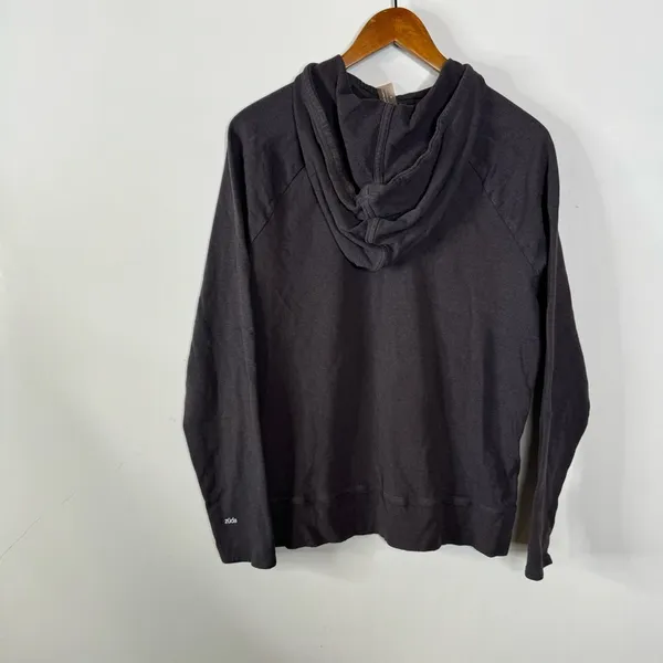 Zuda Brushed Knit‎ Gray Hoodie Size Medium - Image 2
