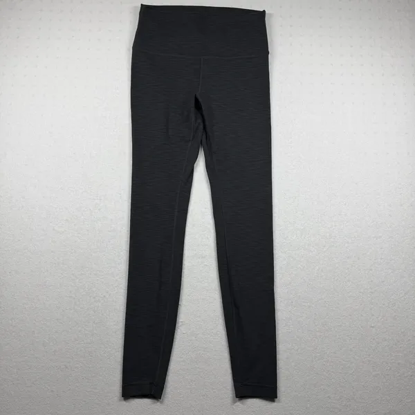 Lululemon Wunder Under High-Rise Leggings Size 8 Gray Heather 28” - Image 2