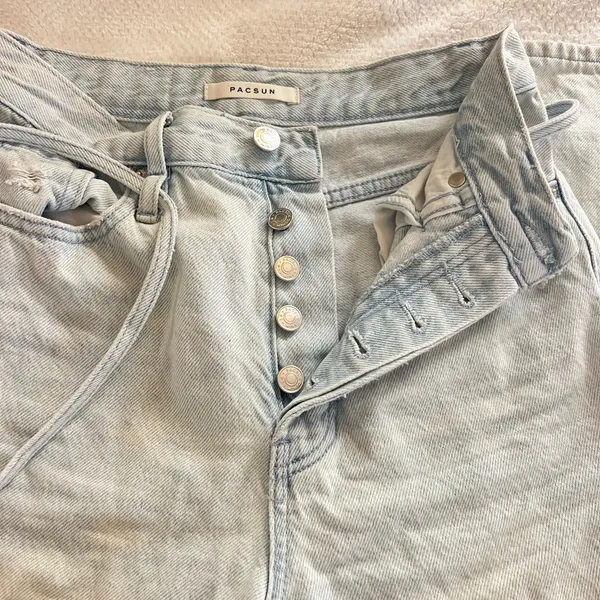 PacSun Dad Jeans Light Wash High-Waisted Women’s 25 - Image 3