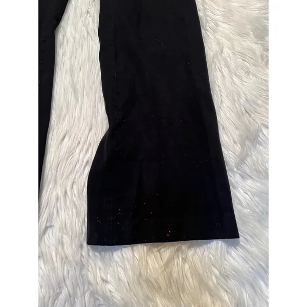 Banana Republic Women's Size 8 Jackson Fit Dress Pant Black Sexy Trouser Flare - Image 5