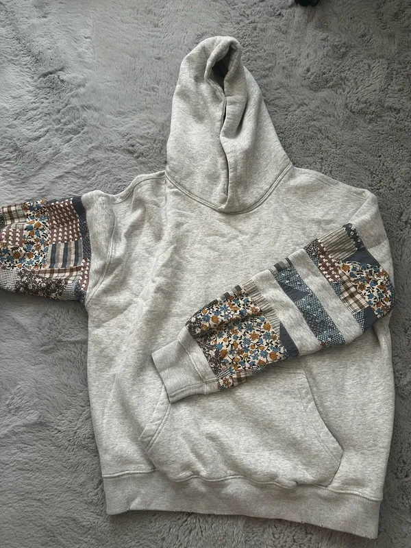 Patchwork Abercrombie Hoodie - Image 2