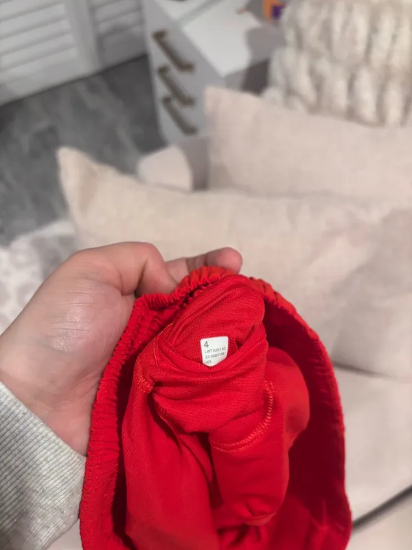 Red Lululemon hotty hot shorts - Image 3