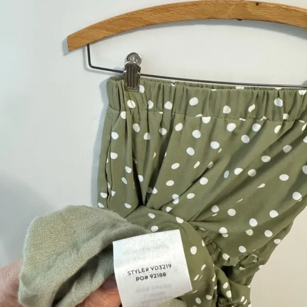 LULU'S | Green Tiered Maxi Skirt for Casual Resort‎ Wear Size XS - Image 9