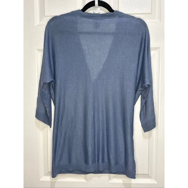 Ann Taylor linen & silk cardigan sweater top Small - Image 2