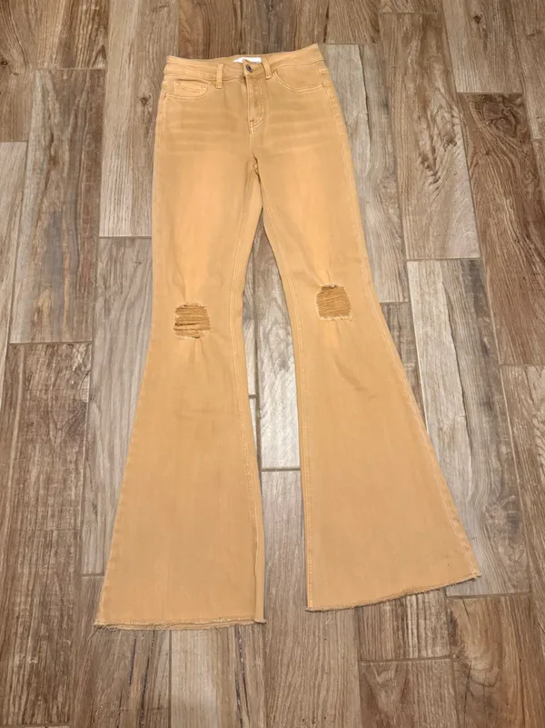 Vervet Dew Drop High Rise Flare Jeans - Image 2