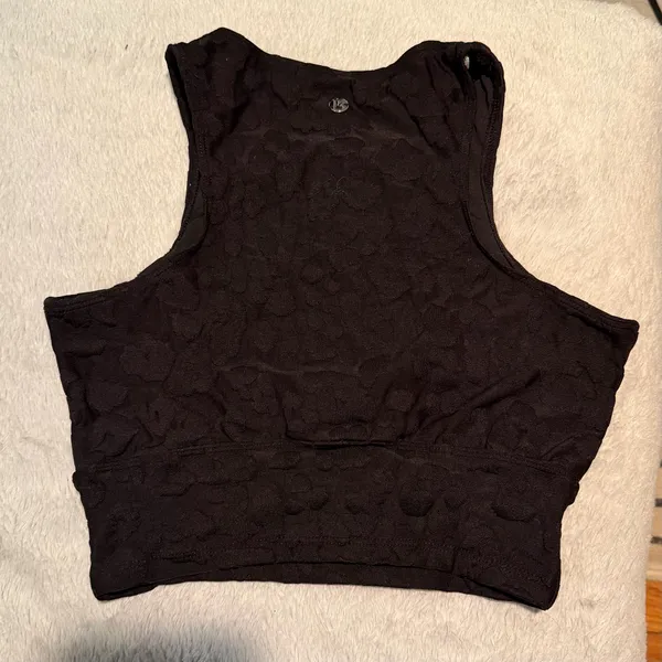 BuffBunny Hellraiser Crop Top Onyx Black Sz Small - Image 3