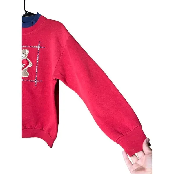Vintage Endless Designs‎ GrandmaCore Pullover Sweatshirt Size M - Image 3
