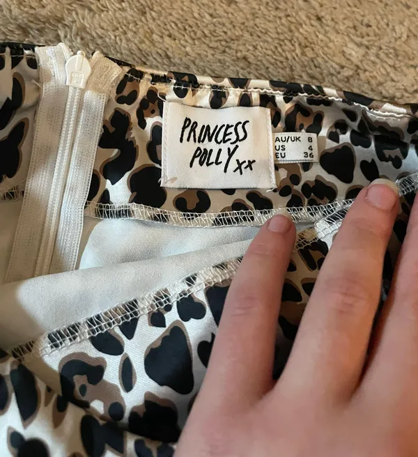 Princess Polly Cheetah Skirt - Image 3