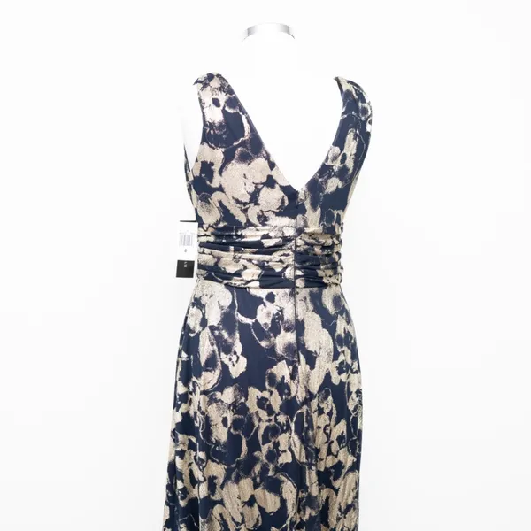 Betsy & Adam - Foil Print Sleeveless Mesh Gown‎ - Image 13