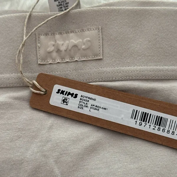 Skims Boyfriend Boxer Stone Size Large - Image 9