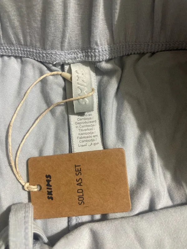 SKIMS Zen Blue Pajama Set - Image 8