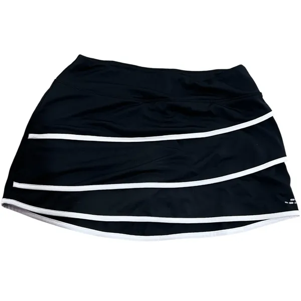 BCG Black White Athletic Skort Built-In Shorts Size Small Tennis Golf Workout - Image 3