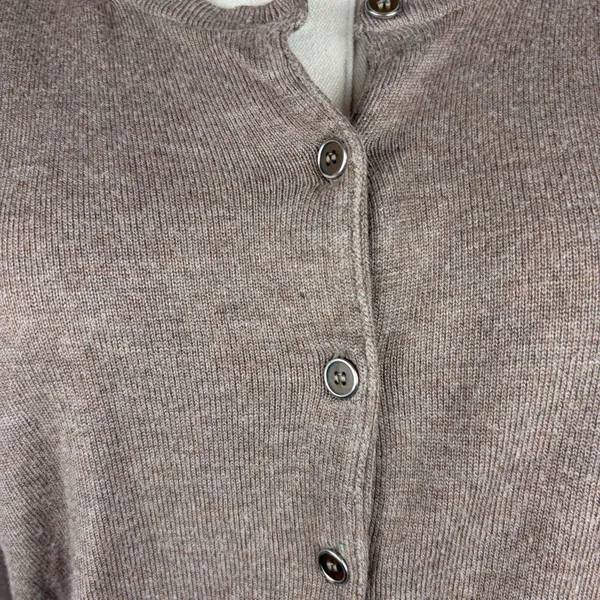 Atmosphere brown button up cardigan - Image 3