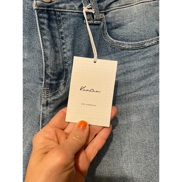 KANCAN ALONDRA HIGH RISE CROSS CROSS 90’s STRAIGHT JEAN SIZE 4 - Image 2