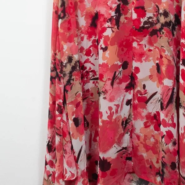 East 5th Womens Floral Babydoll Midi Dress Size 12‎ Sleeveless Artsy Y2K - Image 8