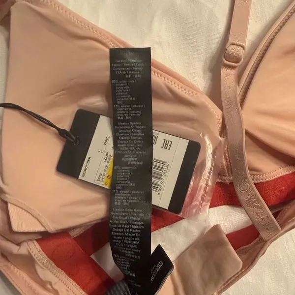 Emporio Armani Pink Pink Padded Bralette(Size Medium) - Image 7