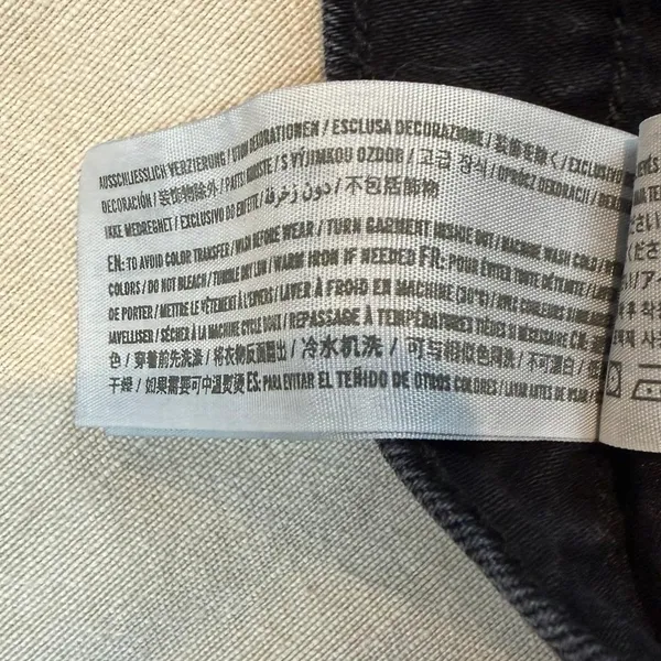 Abercrombie & Fitch | The 90s Straight Jeans Black‎ | Women's 26/2R Curve Love - Image 8