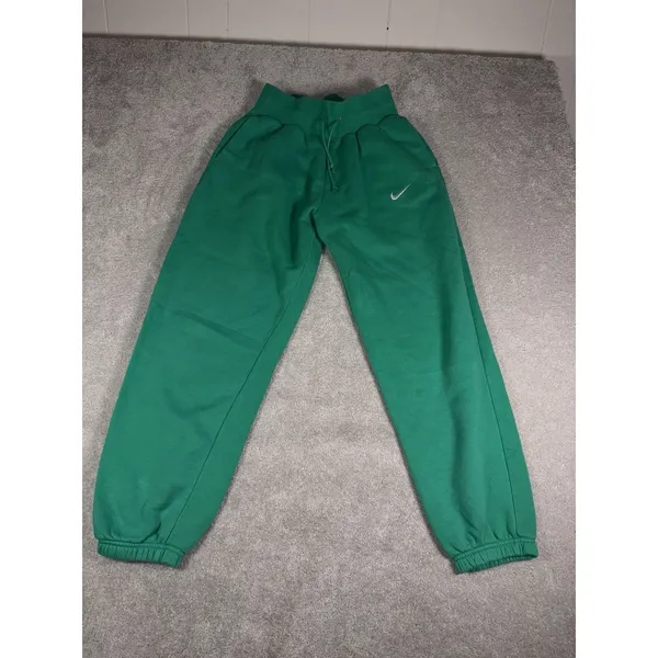 Nike Sportswear Club Fleece Jogger Pants Women's S Kelly Green Swoosh - Image 3