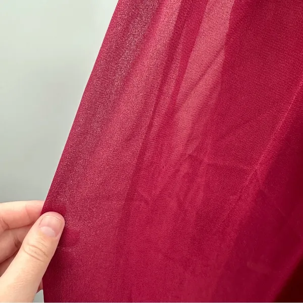 Lulus Make Way For Wonderful Berry‎ Red Lace Sleeveless Maxi Dress Size S - Image 13