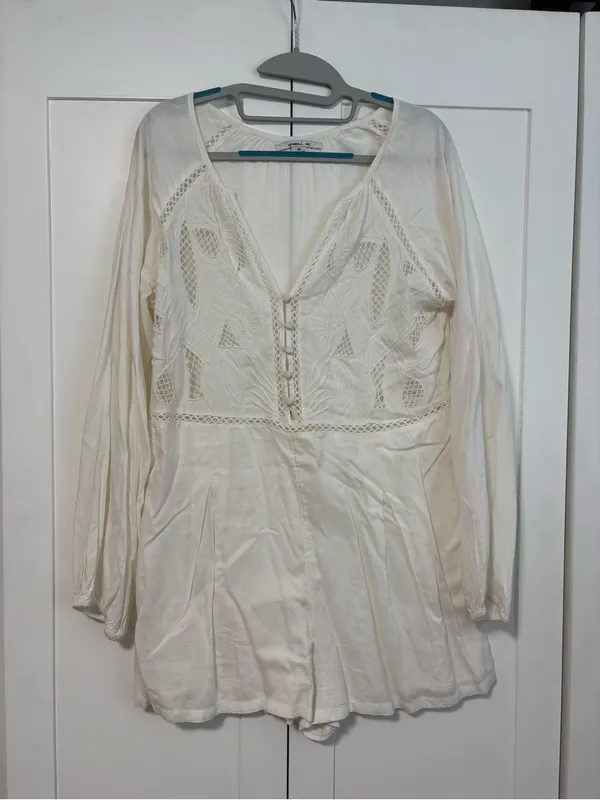 O’Neill Ryana Embroidered Long Sleeve Romper - Image 5