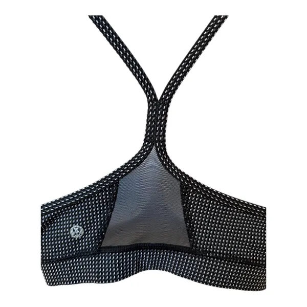 Lululemon Athletic Top Size 6 Black White Pattern Y-Back Excellent Condition - Image 5