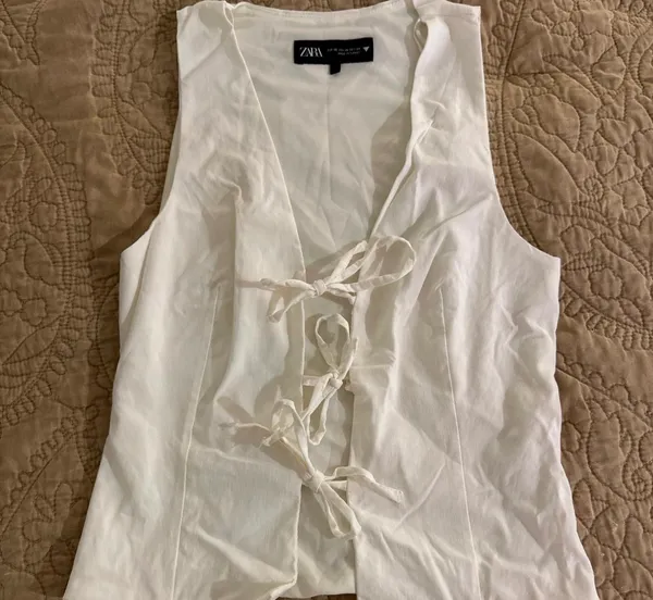 ZARA Tank Top White - Image 2