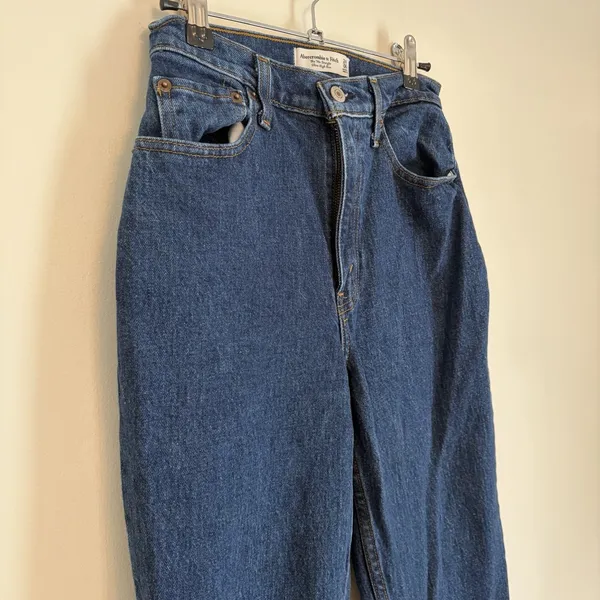 Abercrombie‎ & Fitch '90s Slim Straight Ultra High Rise Curve Love Jeans 24 00 - Image 4