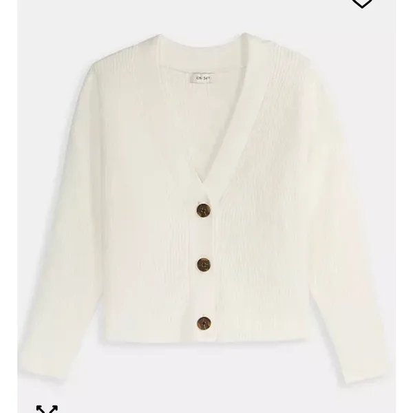 Chic Cream Cardigan Sweater | Size XL - Image 12
