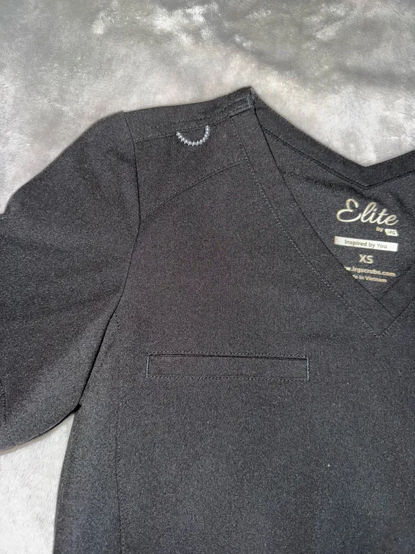 Elite by IRG scrub top Black Size XS - Image 4