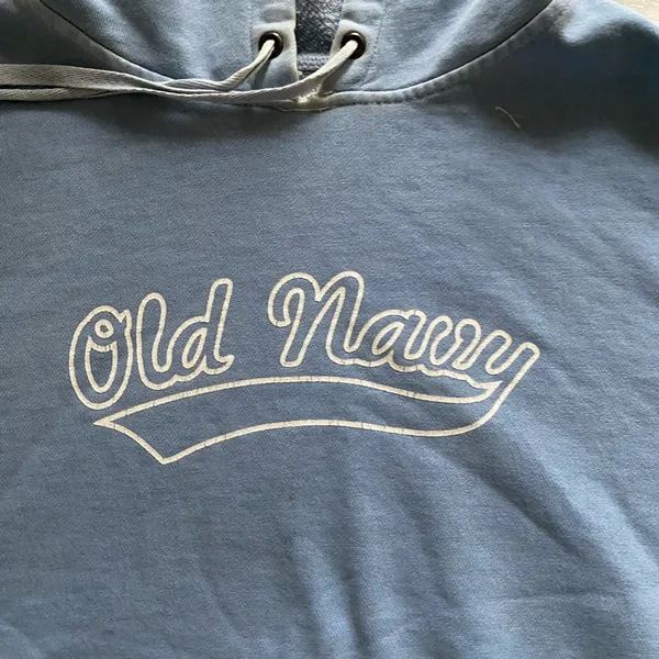 Old Navy Light Blue Pullover Hoodie - Image 3