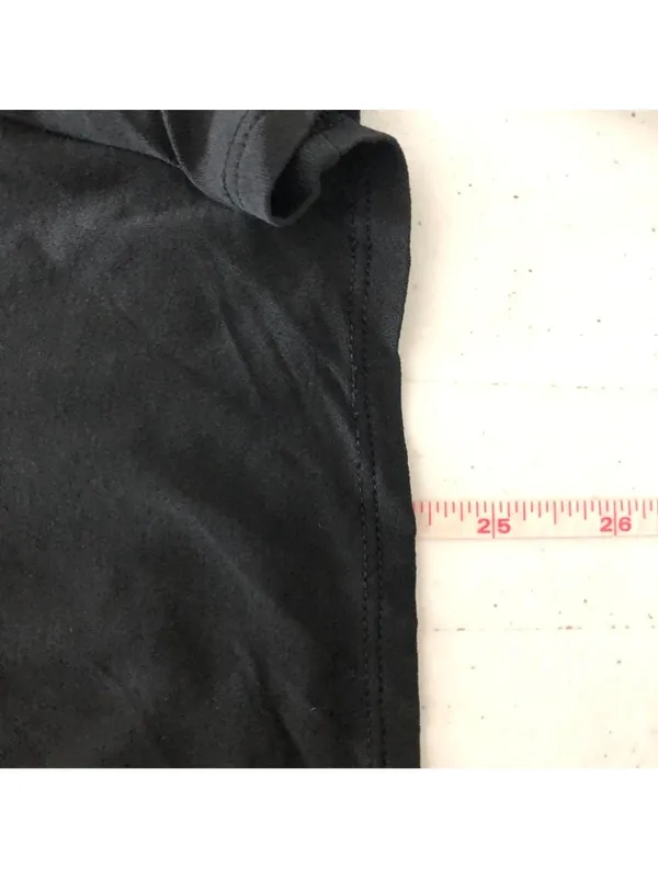Eileen Fisher Womens Black Silk Scoop Neck Short Sleeve T-Shirt Minimalist L - Image 6