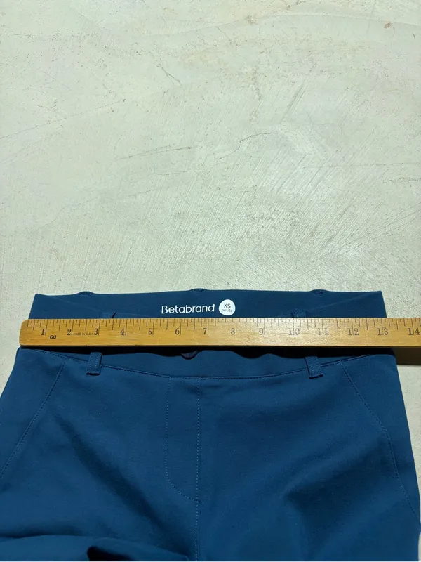 Betabrand classic blue dress pants Trousers XS petite - Image 4
