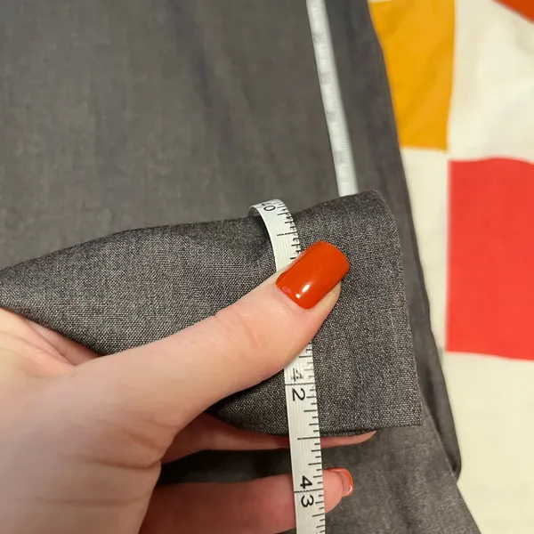 NWOT LE LIS Gray Wide-Leg Trousers, High-Waisted - Image 7