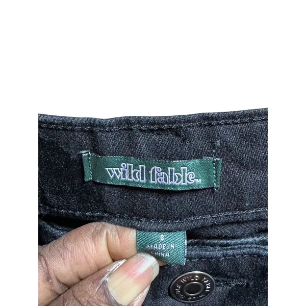 Wild Fable Womens High-Rise Straight Jeans Floral Print Size 8 / 32" Inseam - Image 9