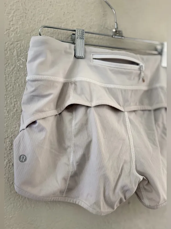 Lululemon Women's High-Waist Performance Shorts in Beige size 4 - Image 7
