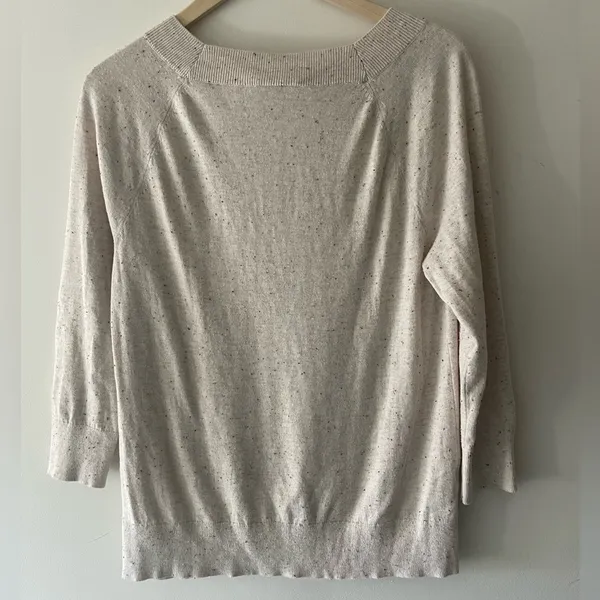Loft Cream‎ Speckled Sweater - Image 2
