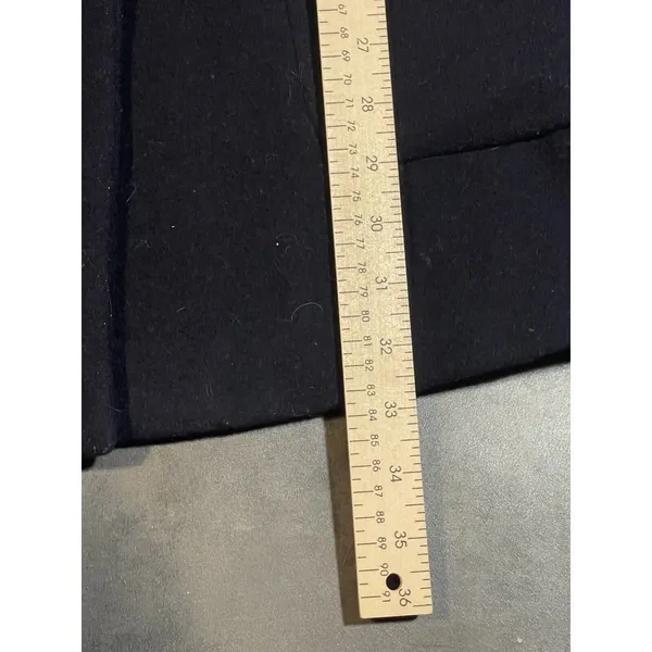Donnybrook Women's Wool Blend Double Breasted‎ Pea Coat Navy Blue Size 12 - Image 5