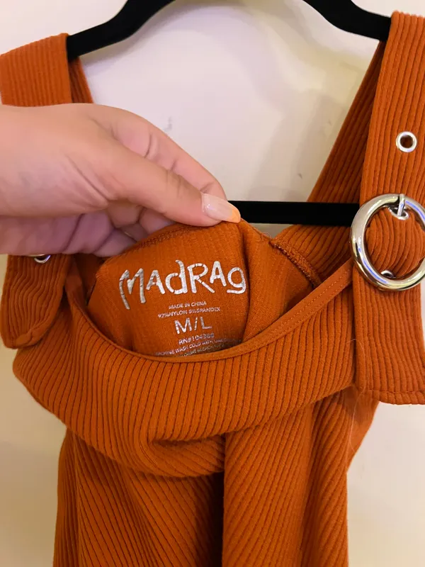 Madrag Top Orange Size M - Image 2